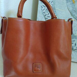 EEUC DOONEY BOURKE FLORENTINE BRENNA SATCHEL NATURAL COLOR SHOULDER STRAP